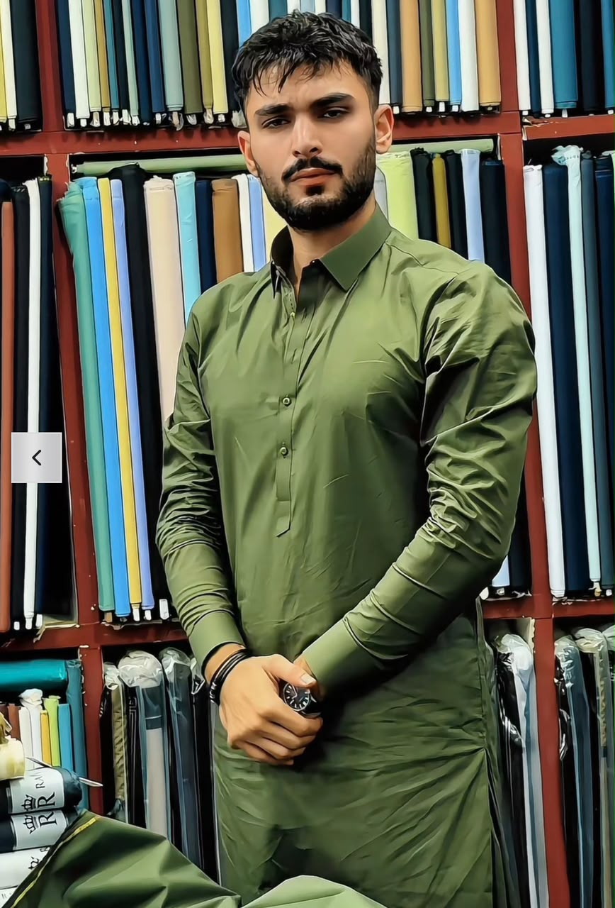 Premium Paper Cotton Army Green