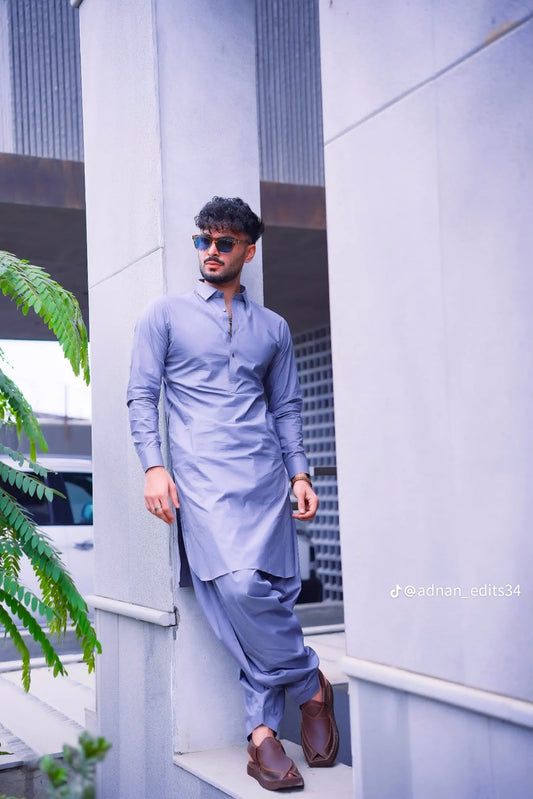 PREMIUM PAPER COTTON METALIC GREY